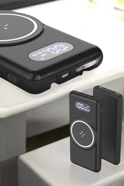 Powerbank Taşınabilir 10.000 Mah Hızlı Şarj Dijital Göstergeli ürün görseli 1