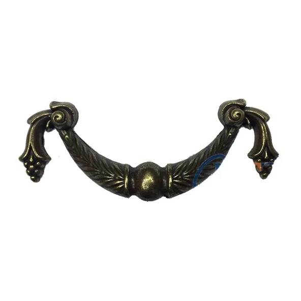 Dekoratif Zamak Üzümlü Kulp - 64Mm, Antik, 1 Adet ürün görseli 1