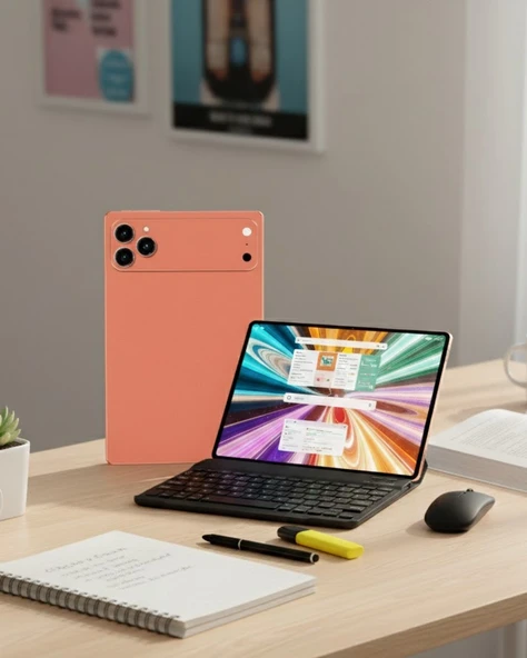 Klavyeli Android Tablet Geniş Hafıza Seçenekleri Ve Ips Ekran ürün görseli 1