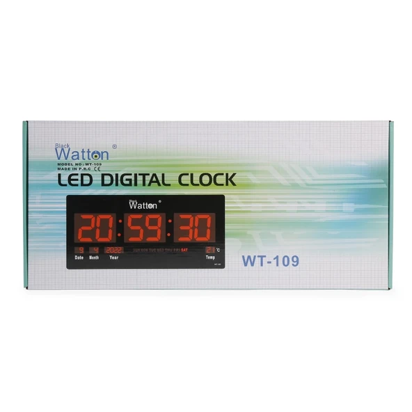 Dijital Duvar Ve Masa Saati Wt-109 - Resim 3