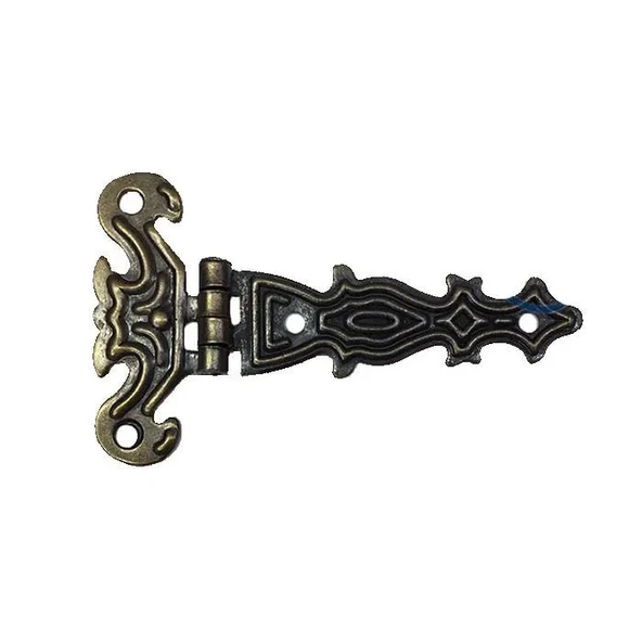Dekoratif, Sac Tek Kuyruklu Menteşe - 40X68 Mm, Küçük, Antik, 100 Adet ürün görseli 1