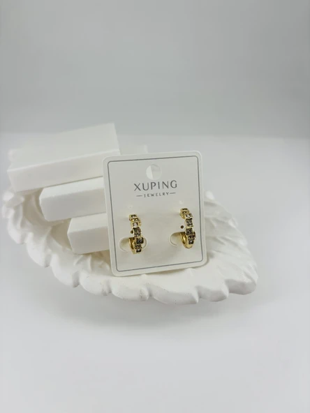 Zirkon Taşlı Pirinç Zirkon Küpe - Kp00309 ürün görseli 1