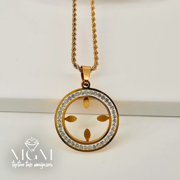 Çelik Çelik Kolye 40+5 Cm - Kl0197 - Resim 2
