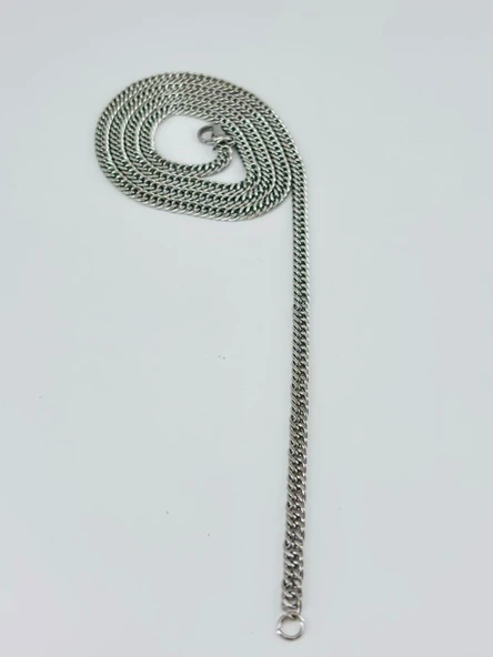 Rodyum Çelik Erkek Kolye 60 Cm - Ekl0053 - Resim 2