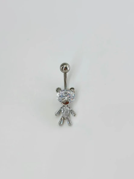 Ayıcık Detaylı Göbek Piercing - Pg0118 ürün görseli 1
