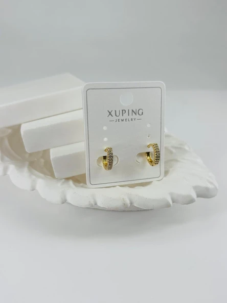 Zirkon Taşlı Pirinç Zirkon Küpe - Kp00323 ürün görseli 1