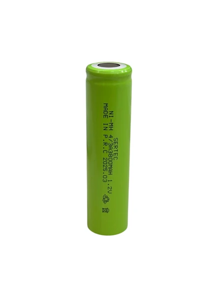 - 1.2V 3800 Mah - 4/3A - Ni-Mh Şarjlı Pil - (Başsız / Flat Head) ürün görseli 1