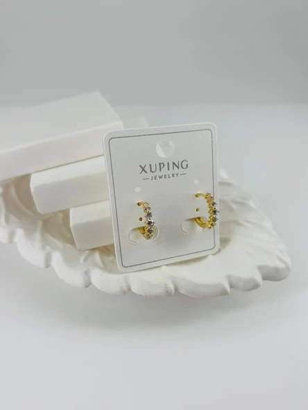 Zirkon Taşlı Pirinç Zirkon Küpe - Kp00320 ürün görseli 1