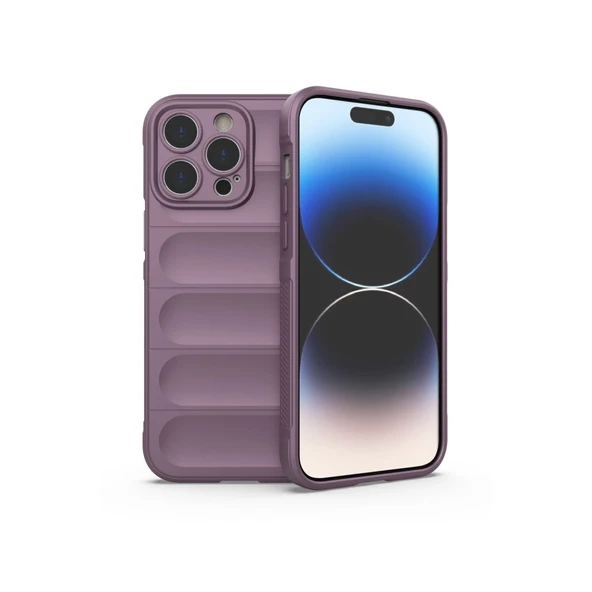 İphone 14 Pro Kılıf Optimum Silikon - Mor ürün görseli 1