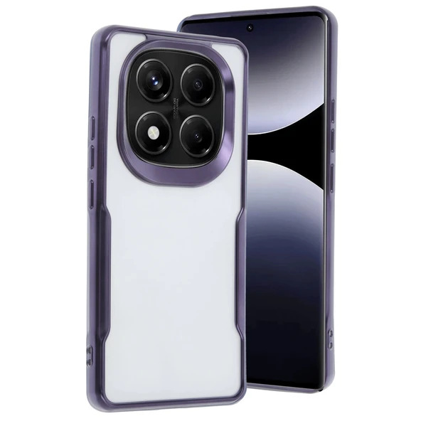 Xiaomi Redmi Note 14 Pro Plus Kılıf Boyi Silikon Kapak - Derin Mor ürün görseli 1