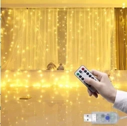 Tel Perde Led 3*3M 300 Led Gün Işığı ürün görseli 1