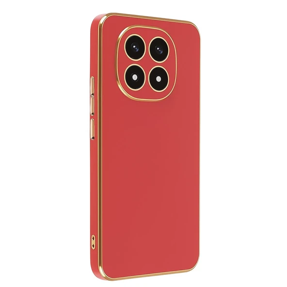 Xiaomi Redmi Note 14 Pro 4G Kılıf Volet Silikon - Kırmızı ürün görseli 1