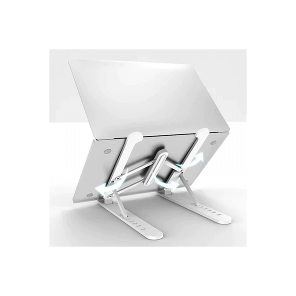 P1 Abs Laptop Standı - Siyah - Resim 3