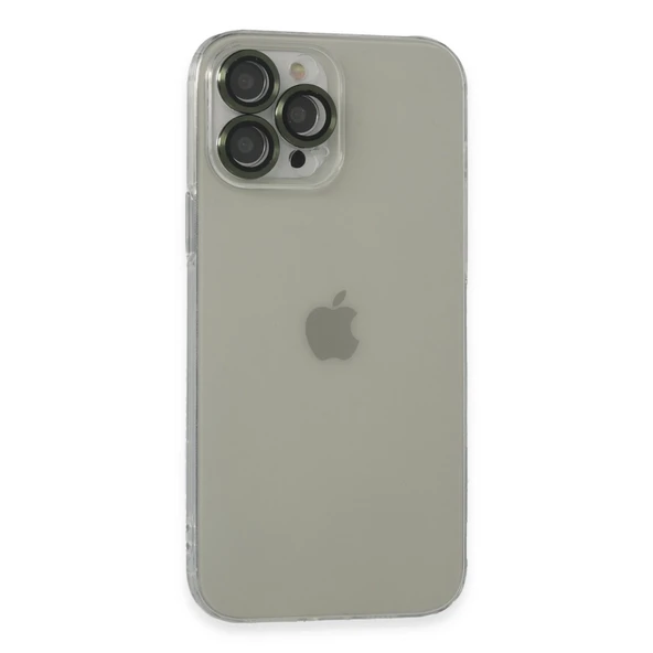İphone 13 Pro Max Kılıf Luko Lens Silikon - Yeşil ürün görseli 1