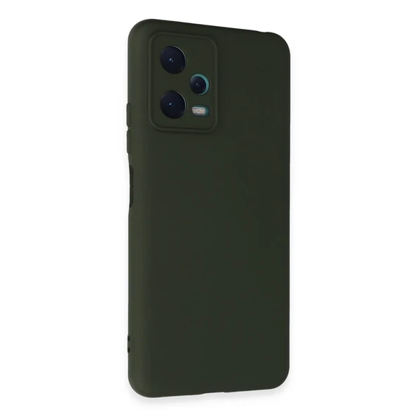 Xiaomi Redmi Note 12 5G Kılıf Nano İçi Kadife Silikon - Koyu Yeşil ürün görseli 1