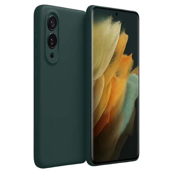 Samsung Galaxy S25 Edge First Silikon - Koyu Yeşil ürün görseli 1