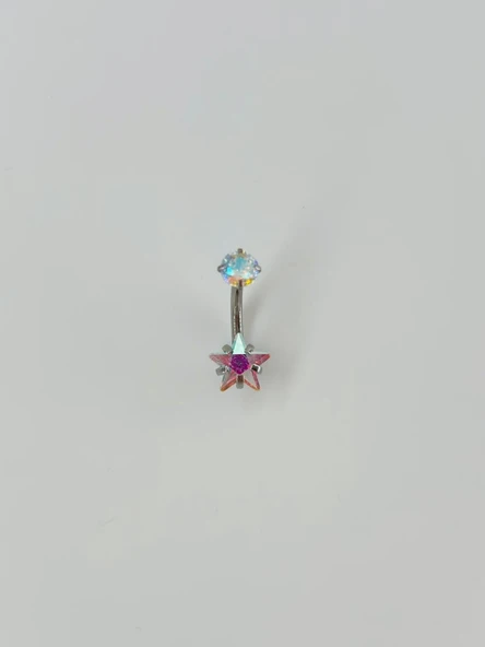 Yıldız Detaylı Göbek Piercing - Pg0029 ürün görseli 1