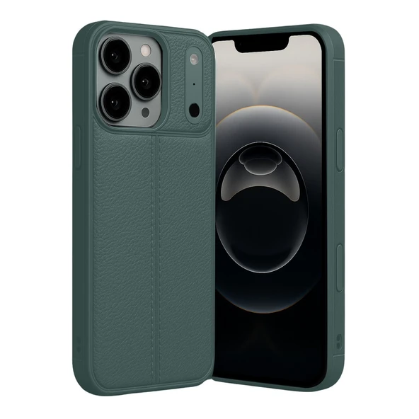 İphone 17 Pro Auto Focus Kapak - Koyu Yeşil ürün görseli 1