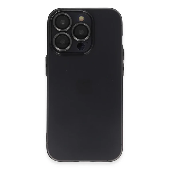 İphone 13 Pro Kılıf Luko Lens Silikon - Siyah ürün görseli 1