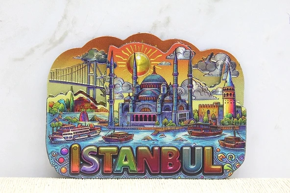 İstanbul Temalı Silikon Buzdolapı Süsü Magnet Alk5376 ürün görseli 1