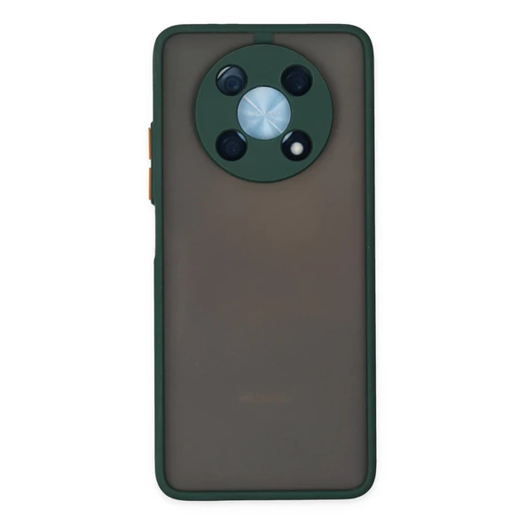 Huawei Nova Y90 Kılıf Montreal Silikon Kapak - Yeşil ürün görseli 1