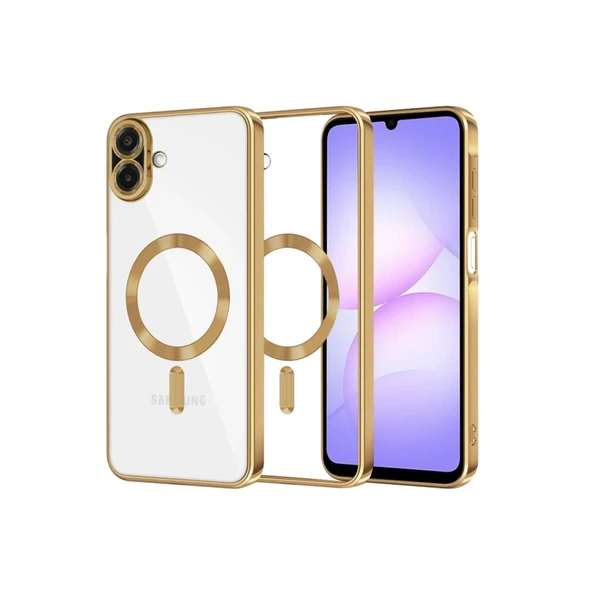 Samsung Galaxy A07 4G Kross Magneticsafe Kapak - Gold ürün görseli 1