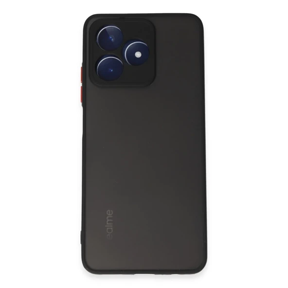 Realme C53 Kılıf Montreal Silikon Kapak - Siyah ürün görseli 1