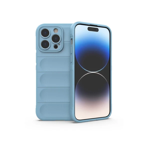 İphone 14 Pro Kılıf Optimum Silikon - Sky Blue ürün görseli 1