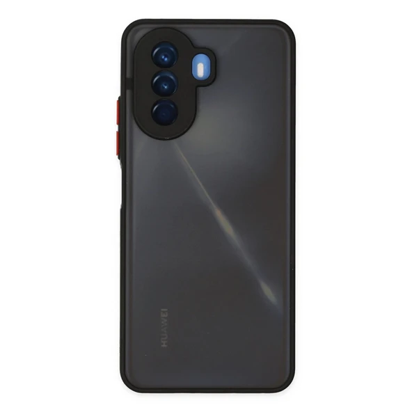 Huawei Nova Y70 Kılıf Montreal Silikon Kapak - Siyah ürün görseli 1