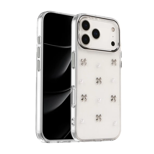 İphone 17 Pro Max Fiyonk Desenli Kapak - Desen 8 ürün görseli 1