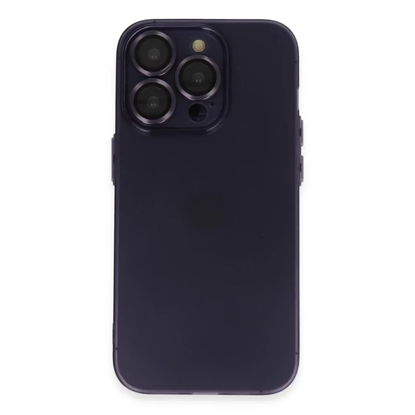 İphone 14 Pro Max Kılıf Luko Lens Silikon - Siyah ürün görseli 1