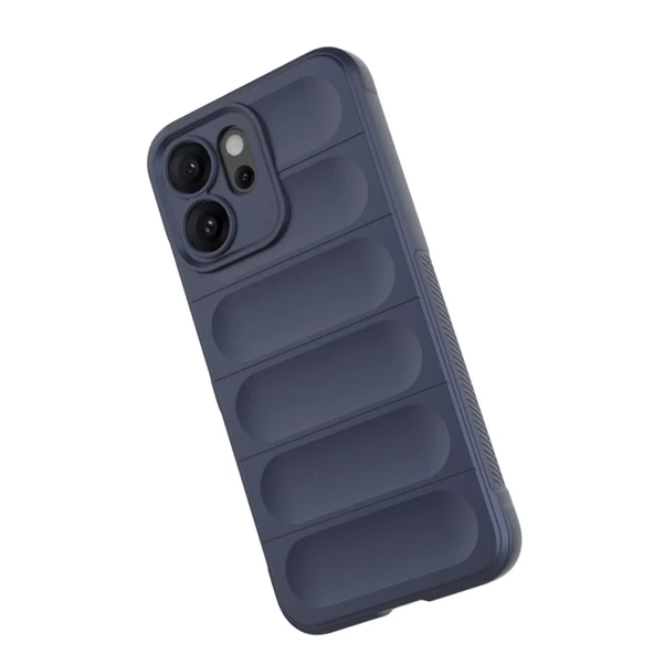 Oppo Reno 14F Optimum Silikon - Lacivert - Resim 3
