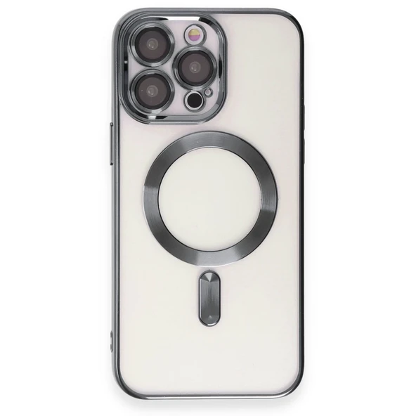 İphone 15 Pro Kılıf Kross Magneticsafe Kapak - Titan Gri ürün görseli 1