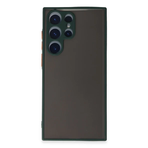 Samsung Galaxy S22 Ultra Kılıf Montreal Silikon Kapak - Yeşil ürün görseli 1