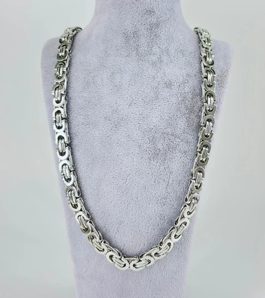 Rodyum Çelik Erkek Kolye 60 Cm - Ekl0050 ürün görseli 1