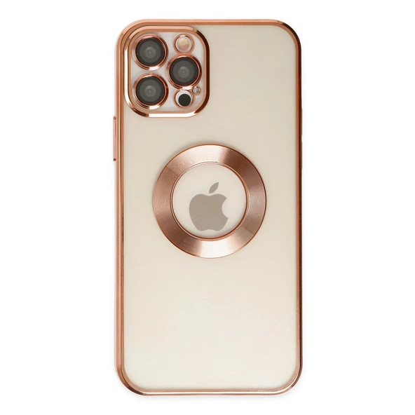 İphone 12 Pro Kılıf Slot Silikon - Rose Gold ürün görseli 1