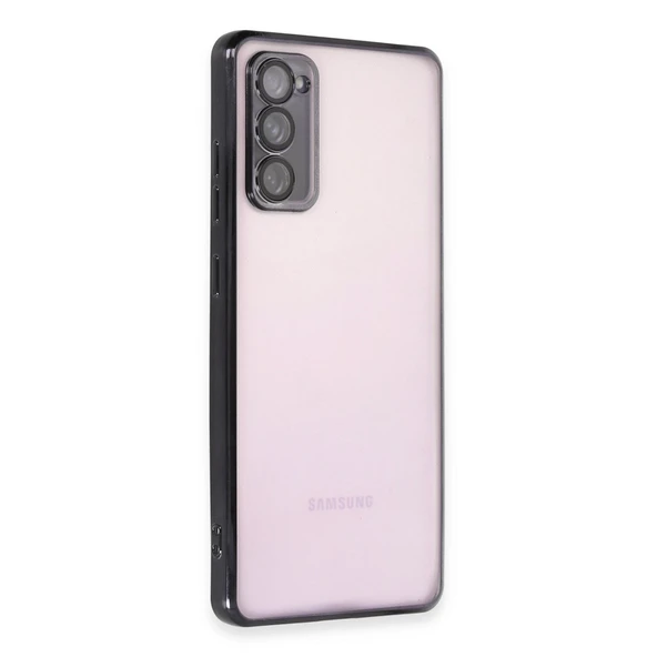 Samsung Galaxy S20 Fe Kılıf Razer Lensli Silikon - Siyah ürün görseli 1