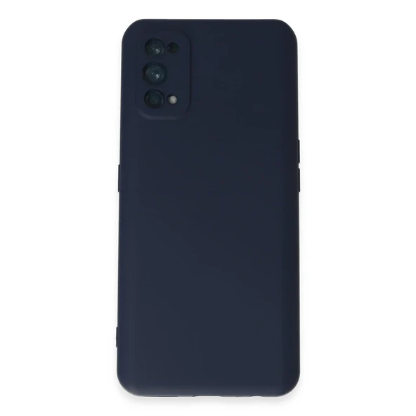 Realme 7 Pro Kılıf Nano İçi Kadife Silikon - Lacivert ürün görseli 1