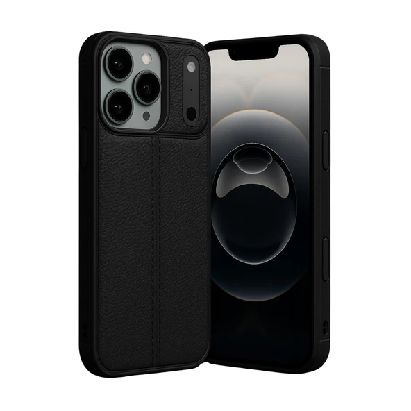 İphone 17 Pro Auto Focus Kapak - Siyah ürün görseli 1