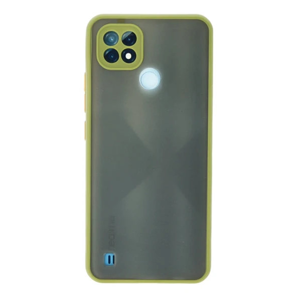 Realme C21 Kılıf Montreal Silikon Kapak - Açık Yeşil ürün görseli 1