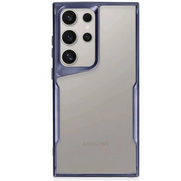 Samsung Galaxy S25 Ultra Kılıf Boyi Silikon Kapak - Lacivert ürün görseli 1