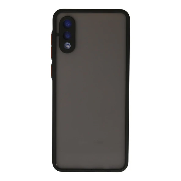 Samsung Galaxy A02 Kılıf Montreal Silikon Kapak - Siyah ürün görseli 1