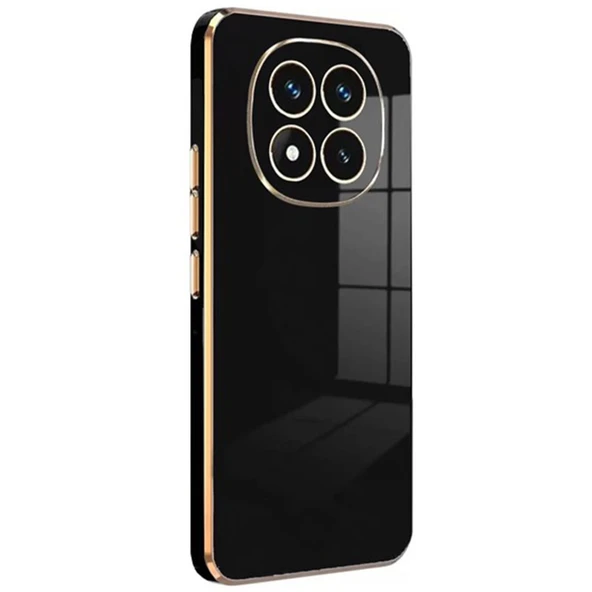 Xiaomi Redmi Note 14 Pro 4G Kılıf Volet Silikon - Siyah ürün görseli 1