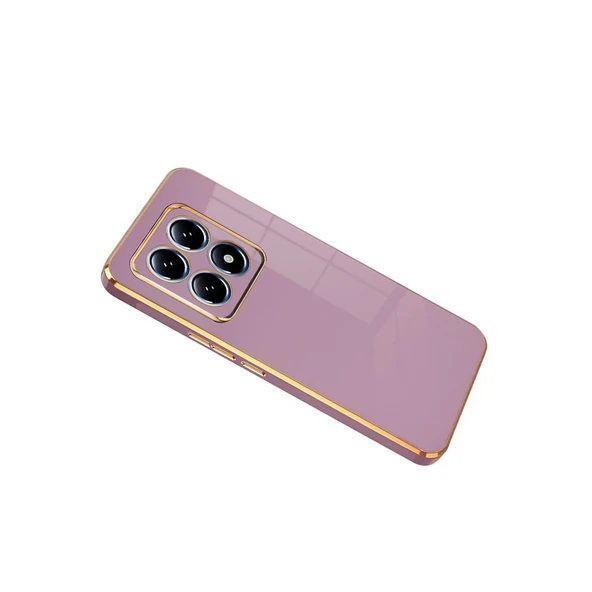 Xiaomi Mi 14T Pro Volet Silikon - Mor - Resim 2