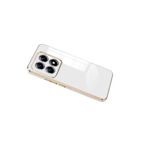 Xiaomi Mi 14T Pro Volet Silikon - Beyaz - Resim 2