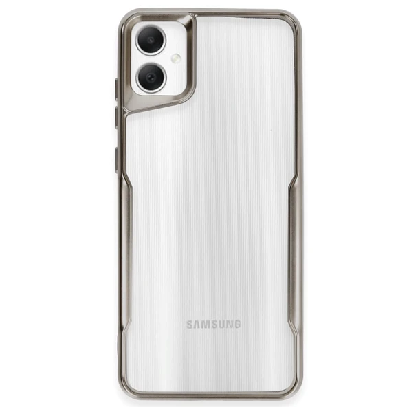 Samsung Galaxy A06 Kılıf Boyi Silikon Kapak - Titan Gri ürün görseli 1