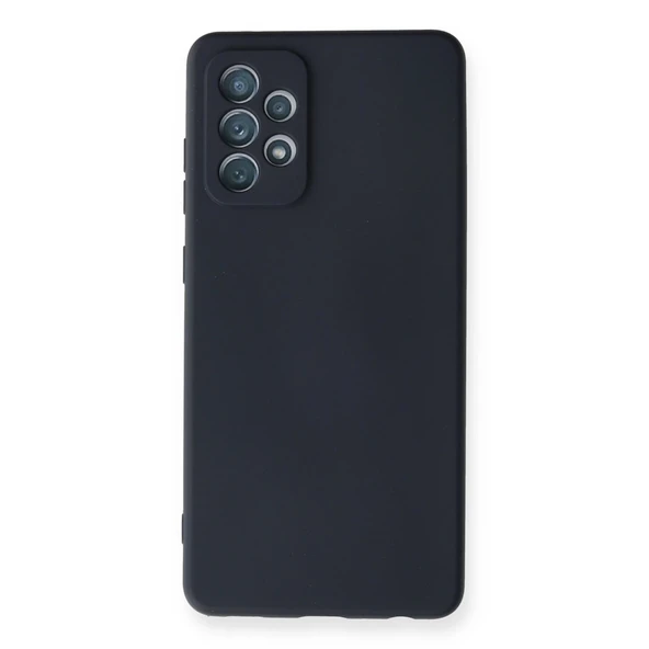 Samsung Galaxy A72 Kılıf Nano İçi Kadife Silikon - Lacivert ürün görseli 1
