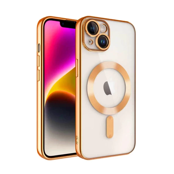 İphone 15 Kılıf Kross Magneticsafe Kapak - Turuncu ürün görseli 1