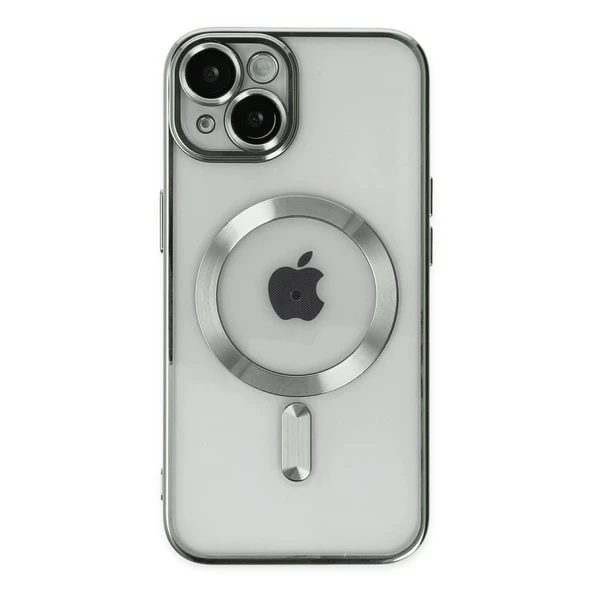 İphone 14 Kılıf Kross Magneticsafe Kapak - Gümüş ürün görseli 1