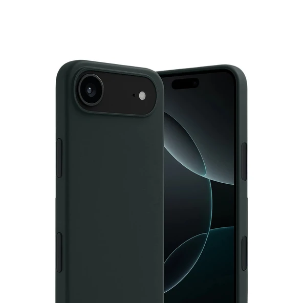 İphone 17 Air First Silikon - Koyu Yeşil - Resim 2